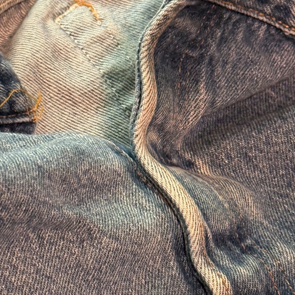 Vintage Men's Levi's 501 Jeans Blue 46 Waist 32 Length Button Fly 90's - Picture 6 of 7